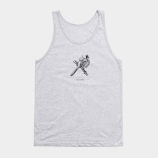 Bearded Tit Bird Tank Top